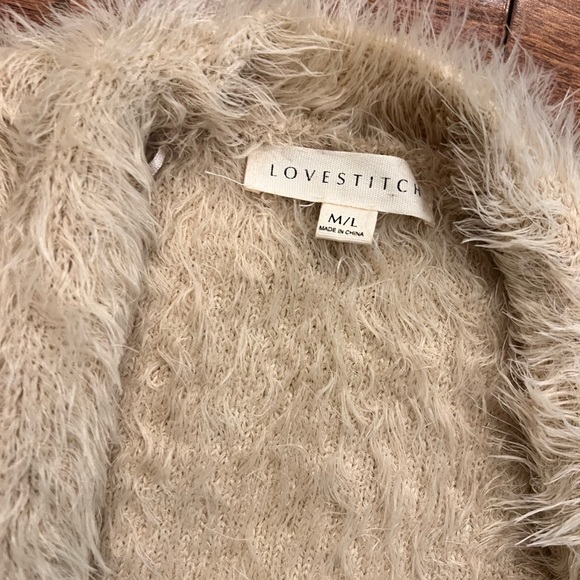 Tan Soft Knit Long Cardigan - Picture 3 of 4